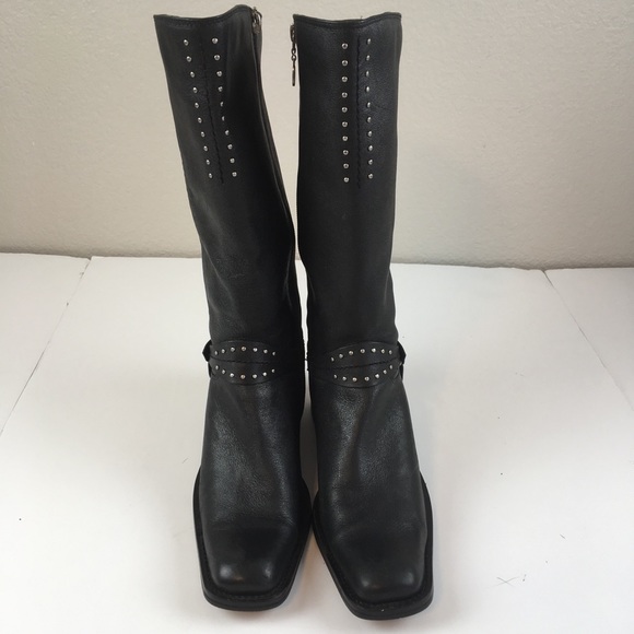 Harley-Davidson Shoes - Harley-Davison Leather Harness & Studded Boots